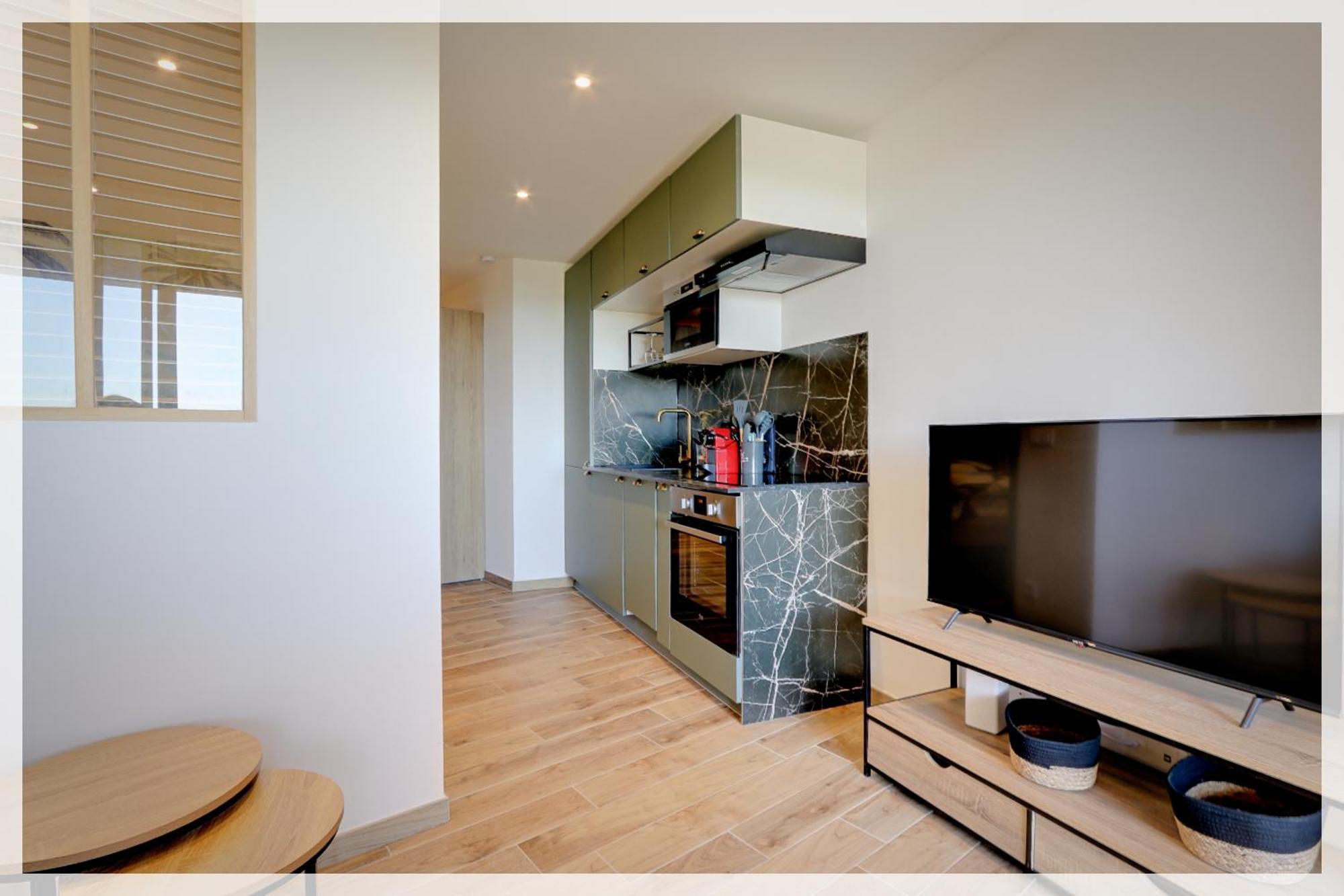 Appartement Cosy Climatise A 100M Des Plages Гассен Экстерьер фото