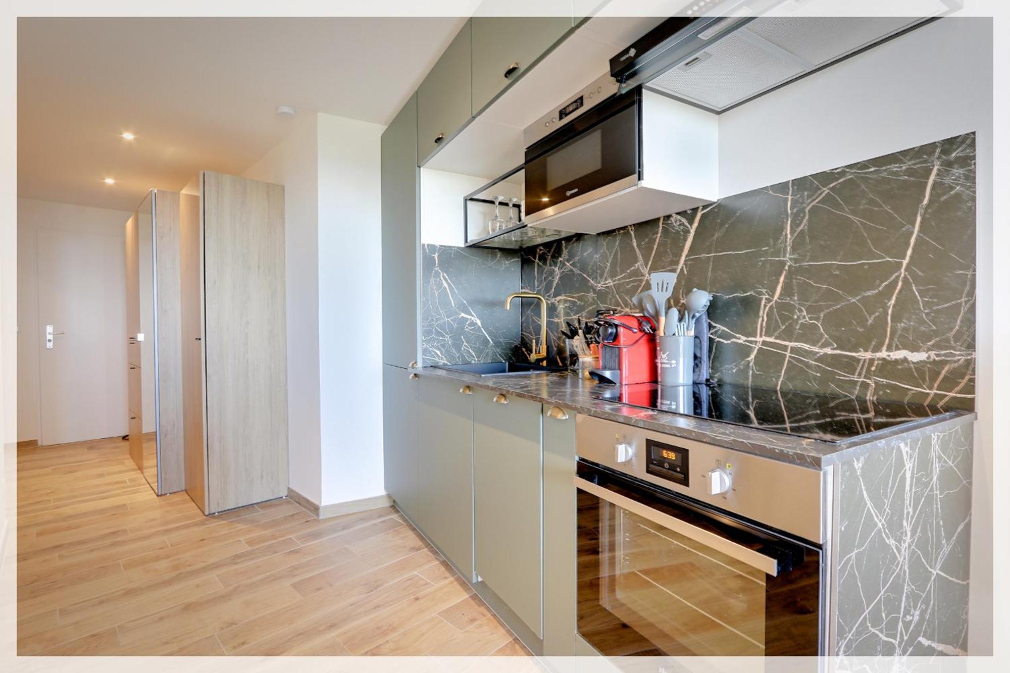 Appartement Cosy Climatise A 100M Des Plages Гассен Экстерьер фото