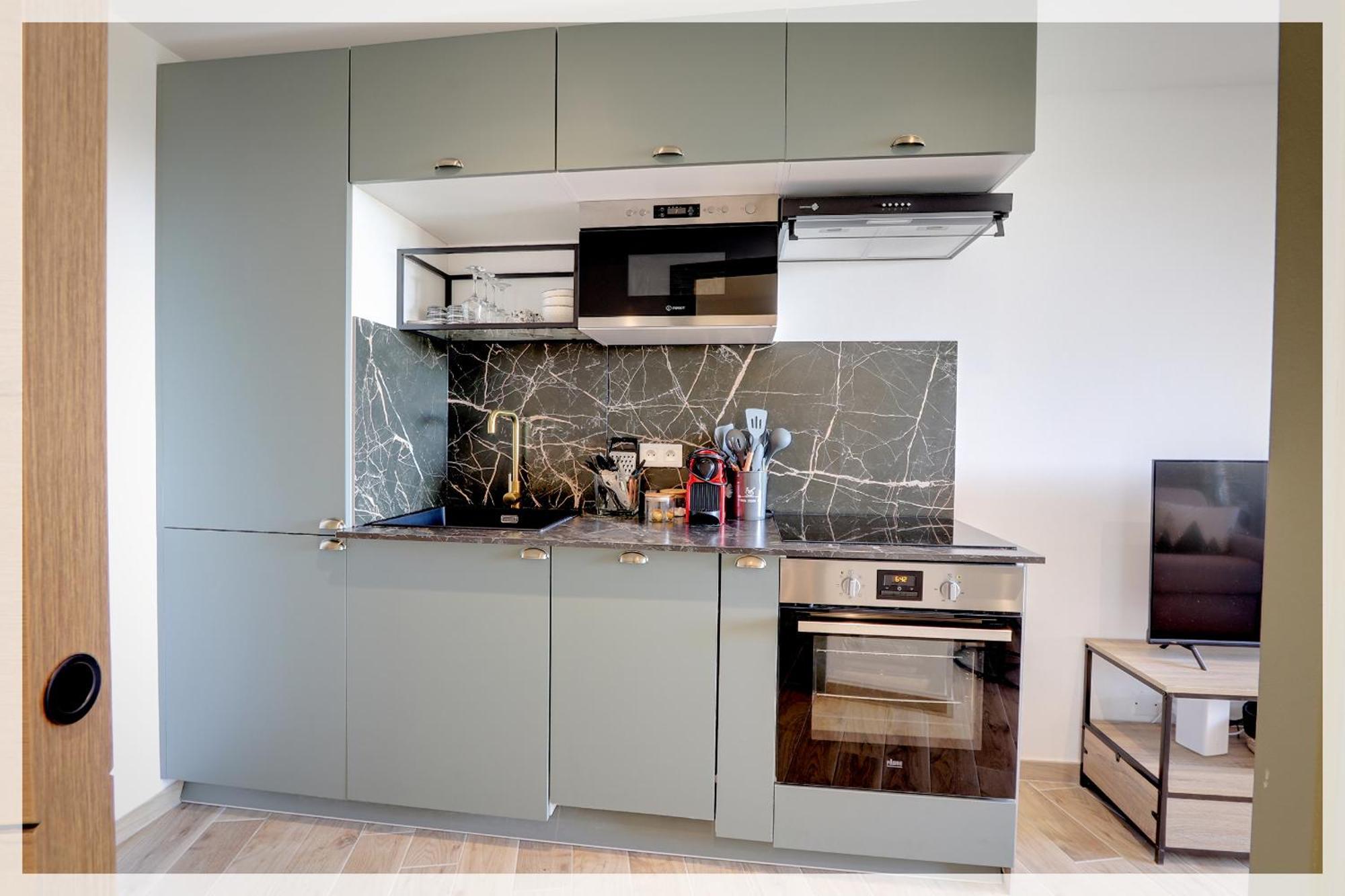 Appartement Cosy Climatise A 100M Des Plages Гассен Экстерьер фото